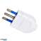 BEST SELLER Spina italiana 10A Spina bianca 16a con clip per cavo a vite e cavo Grommet foto 1