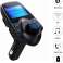 Émetteur FM Bluetooth Adaptateur d’autoradio Mains libres avec support de microphone Carte TF intégrée Double USB/Micro SD A2DP Format MP3/WMA Chansons Sortie AUX photo 4