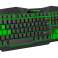 SPĒĻU TASTATŪRAS KABELIS TIRIONS USB LED KRĀSAS attēls 1