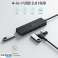 Aukey CB-H39 Hub USB 3.0 4 ports Noir Lecteur de carte USB-A Adaptateur USB - USB A 4 ports USB A vers USB3.0 A*4 Adaptateur répartiteur USB Lecteur de carte 5 Gbit/s photo 2