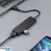 Aukey CB-H39 Hub USB 3.0 4 ports Noir Lecteur de carte USB-A Adaptateur USB - USB A 4 ports USB A vers USB3.0 A*4 Adaptateur répartiteur USB Lecteur de carte 5 Gbit/s photo 1