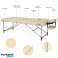 Naipo Massage Table Beauty Bed Canapé Portable Lightweight Deluxe 2 Section Aluminium Matériau pour le traitement de massothérapie Reiki Salon Guérison (Poids photo 2