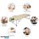 Naipo Massage Table Beauty Bed Canapé Portable Lightweight Deluxe 2 Section Aluminium Matériau pour le traitement de massothérapie Reiki Salon Guérison (Poids photo 3