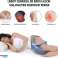 BLUE Knee Pillow for Side Sleepers Memory Foam Support Support Hip Back Knee Pain Pregnancy Relief image 2