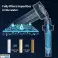 Wassersparender 360-Grad-Hochdruck-Duschkopf mit Filter, Turbo Spa-Duschkopf mit Lüfter und Schalter (Gold) Bild 5