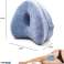 GRAU Kniekissen für Seitenschläfer Memory Foam Unterstützung Unterstützung Hüfte Rücken Knie Schmerzen Schwangerschaft Linderung Bild 6