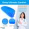 BLUE Gel zitkussen, dik verkoelend zitkussen, groot ademend honingraatontwerp, absorbeert drukpunten, zitkussen met anti-slip coating foto 6
