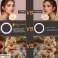 Luce ad anello, luce per selfie, supporto triangolare da 63", luce ad anello LED a 3 modalità con 10 livelli di luminosità, per trucco, fotografia, video Youtube e selfie (10 pollici, foto 2