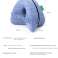 BLUE Knee Pillow for Side Sleepers Memory Foam Support Support Hip Back Knee Pain Pregnancy Relief image 6