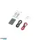 USB-A auf USB-C rechtwinklige Schnellladekabel (6,6' Schwarz + 6,6' Rot geflochten gemischt - 2er-Pack) CB-CMD33 - AUKEY USB C auf USB C Kabel rechtwinklig Bild 1