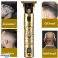 Tondeuse à cheveux professionnelle pour hommes, tondeuse à barbe et à cheveux électrique rechargeable USB, écran LCD, tondeuse à barbe électrique portable IPX5 Waterproof T-Blade photo 5
