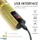 Tondeuse à cheveux professionnelle pour hommes, tondeuse à barbe et à cheveux électrique rechargeable USB, écran LCD, tondeuse à barbe électrique portable IPX5 Waterproof T-Blade photo 2