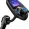 Transmisor VicTsing T10 FM, transmisor FM Bluetooth, kit de radio de coche de cuello de cisne flexible (con cargador de coche USB, manos libres C. fotografía 2