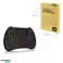 Mini Wireless Tastatur,H9 Mini Tastatur mit Touchpad,Bunte hintergrundbeleuchtete Wireless Mini Tastatur,Mini wiederaufladbare Handheld-Fernbedienungstastatur für PC,Raspbe Bild 6