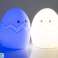 Nachtlicht für Kinder, Nachtlampe, Nachttisch, USB-Kabel, Kinderzimmer aus weichem Silikon, Touch-LED-Lampe, Geschenkidee, Eiform mit Farbwechsel Bild 5