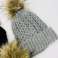 Chapeau femme avec pompon - Modèle 1 - Automne/hiver - NOUVEAU photo 1