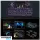 Mini Wireless Tastatur,H9 Mini Tastatur mit Touchpad,Bunte hintergrundbeleuchtete Wireless Mini Tastatur,Mini wiederaufladbare Handheld-Fernbedienungstastatur für PC,Raspbe Bild 5