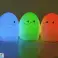 Nachtlicht für Kinder, Nachtlampe, Nachttisch, USB-Kabel, Kinderzimmer aus weichem Silikon, Touch-LED-Lampe, Geschenkidee, Eiform mit Farbwechsel Bild 1