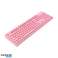 Havit KB871L RGB rosa teclado mecânico para jogos foto 2