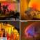 Warme Sonnenuntergangslampen-Fernbedienung für Schlafzimmer, Sonnenlichtlampenprojektion, 16 Farben Fernbedienung Sonnenuntergangslichter, 180 Rotation USB Sonnenprojektionslampe Partyfoto Bild 1
