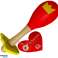 KLEURRIJKE MARACAS RAMMELAARS RAMMELAAR VOOR KINDEREN HOUTEN KLASSIEK SPEELGOED INSTRUMENTEN 16 CM foto 1