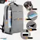 Backpack Laptop Bag 15 6" Large Waterproof with USB Port Unisex 44x image 2