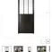 ARTENS Dørhøyde i aluminium 204 cm, bredde 83 cm, diskret glass - engros tilgjengelighet bilde 1