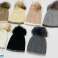 Women's hat with natural pompom - Model 2 - Colors - NEW image 2