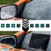 2x Film hydrophobe Nano Window Sticker Miroir Miroir Pluie Eau photo 3
