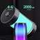 T&G TG643 Tragbares LED-Licht Wasserdichter Subwoofer Drahtloser Bluetooth-Lautsprecher Bild 4