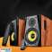 5.0 Bluetooth Desktop D15 Lautsprecher Power HiFi Audio Holzlautsprecher Bücherregal Aktives Surround-Heimkino High-Fidelity-Lautsprecher und Audio-Subwoofer Bild 2