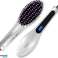Brosse lissante, fer à lisser, brosse à lisser, anti-frisottis, antistatique, finition douce, 5 températures, technologie céramique, argent photo 1