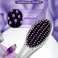 Brosse lissante, fer à lisser, brosse à lisser, anti-frisottis, antistatique, finition douce, 5 températures, technologie céramique, argent photo 3