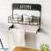 Paper Towel Rack Kitchen Handle Spice Shelf image 3