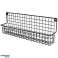 Wall shelf for spices metal black loft 39 5x6 5x14cm image 2