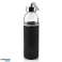 Glass bottle with neoprene cover black 490 ml image 6