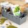 Organizer kitchen container for spices bags divided gray image 5
