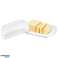 White plastic butter dish image 2