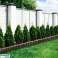 Bordure de bordure de pelouse marron palissade de jardin ensemble 32el. 4 1m photo 3