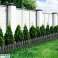 Palisádový zahradní plot grafitový okraj lemování 10ks. 200cm 20x15cm fotka 2
