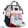 Herzberg HG 03114 : Sac multifonction pour couches et biberons multicolore photo 1