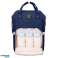 Herzberg HG 03206: Multifunktions-Mama-Windel- und Babyflaschentasche Blau Bild 1