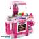 CUISINE POUR ENFANTS 37 PIÈCES ROSE 78X29X87CM photo 2