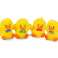 Yellow duck with bow tie plush 4 assorted 19 cm image 1