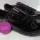 New Girls Black Patent Comfort Casual Trainers Junior School Shoes UK Size 5 image 3