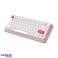 Dareu Z82 Bluetooth 2.4G Mechanisch Toetsenbord Roze foto 2