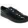 Nouvelles Filles Noir Vernis Confort Casual Baskets Junior School Chaussures UK Taille 5 photo 1