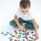 Puzzle in legno con dettagli creativi. FARFALLA. 52 pezzi 30*25 cm foto 1