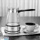 Elektrisch Turks koffiezetapparaat Rosberg R51165C, Glas, 600W, 500 ml, Bescherming, RVS/Helder foto 2