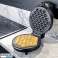 Boble Vaffel Maker Rosberg R51442H, 1000W, Boble Vaffel, Non-stick, Svart bilde 1